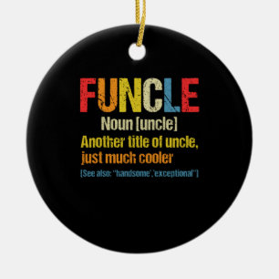 Fungale definitie Funny Gift voor oom Keramisch Ornament