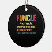 Fungale definitie Funny Gift voor oom Keramisch Ornament (Links)