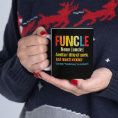 Fungale definitie Funny Gift voor oom Tweekleurige Koffiemok