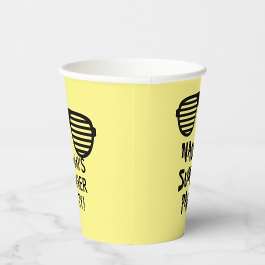 Fungerend aangepast papier voor zomerfeest papieren bekers (Rechts)