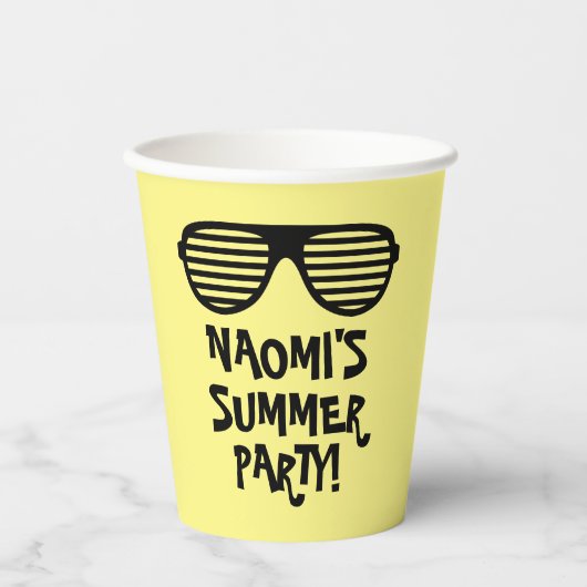 Fungerend aangepast papier voor zomerfeest papieren bekers (Voorkant)