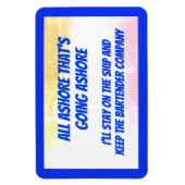 Fungerend Al Ashore Stateroom Deurteller Magneet (Verticaal)