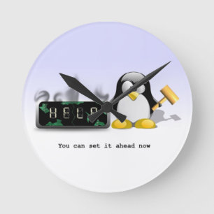 Fungerend anti-overdag-spaartijd Numberloze klok