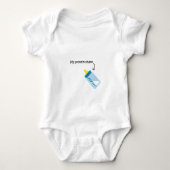 Fungerend baby lichaamspak melkfleseiwit schudden romper (Voorkant)
