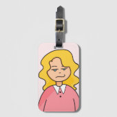 Fungerend Bagagelabel voor unieke reisset (Voorkant (verticaal))