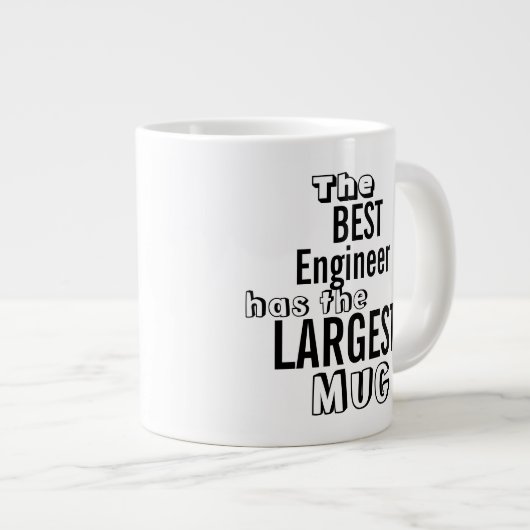 Fungerend Beste ENGINEER Big Mok Kantoor Quote (Voorkant rechts)