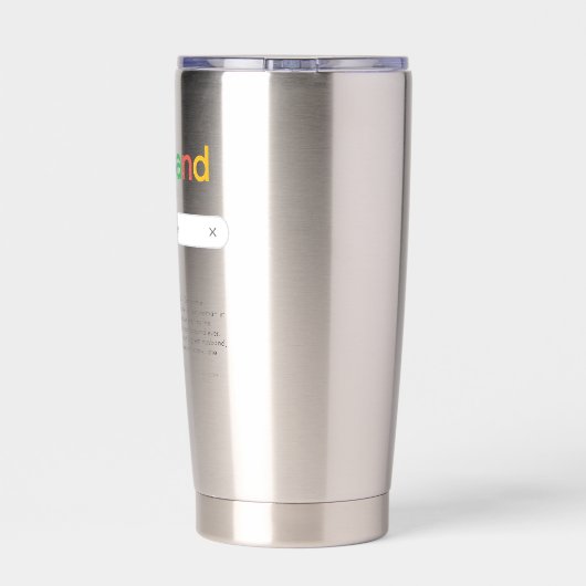 Fungerend beste man ooit zoekresultaten met foto geïsoleerde drinkbeker (Achterkant)