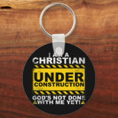 Fungerend Christelijk in de bouw Gift katholieke M Sleutelhanger (Voorkant)