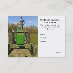 Fungerend/Cute used Boerderij Equipment Visitekaartje