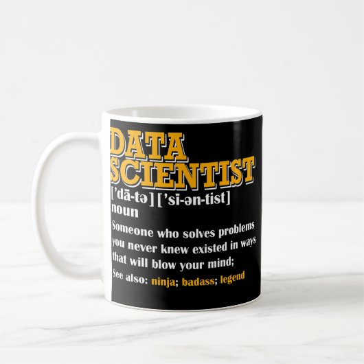Fungerend Data Scientist Definition Data engineer Koffiemok (Links)