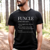 Fungerend De Cool en Grappig Oom Definitie T-shirt