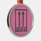 Fungerend, dit is een teken metalen ornament (Rechts)