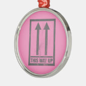 Fungerend, dit is een teken metalen ornament (Links)