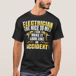 Fungerend elektrisch handwerkapparaat t-shirt