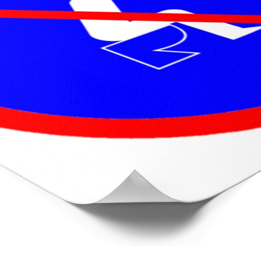 Fungerend geen zitting op het Poster van het toile (Hoek)