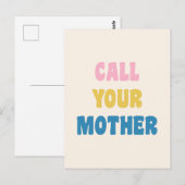 Fungerend Gezegde Roep Uw Ontwerp van het Citaat v Briefkaart (Voorkant / Achterkant)