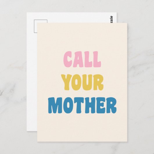 Fungerend Gezegde Roep Uw Ontwerp van het Citaat v Briefkaart (Voorkant / Achterkant)