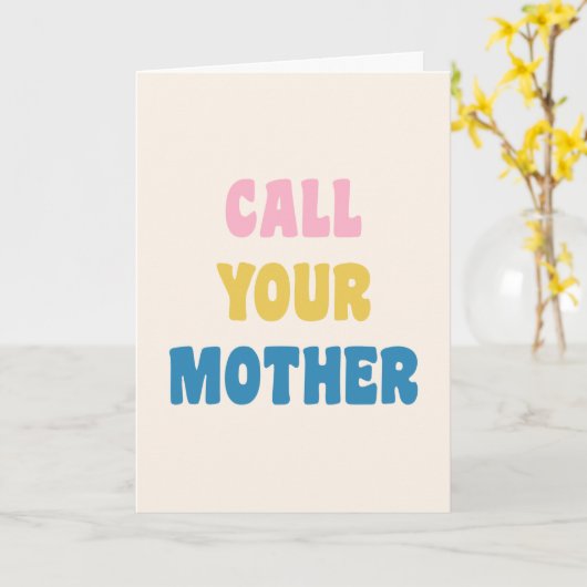 Fungerend Gezegde Roep Uw Ontwerp van het Citaat v Kaart (Gele Bloem)