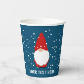 Fungerend gnoom print aangepast papier kerstbekert papieren bekers (Achterkant)