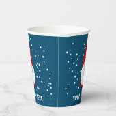 Fungerend gnoom print aangepast papier kerstbekert papieren bekers (Rechts)