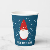 Fungerend gnoom print aangepast papier kerstbekert papieren bekers (Voorkant)