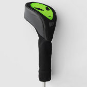 Fungerend groen buitenaards golfkopdeksel voor gol golfheadcover (Schuin)