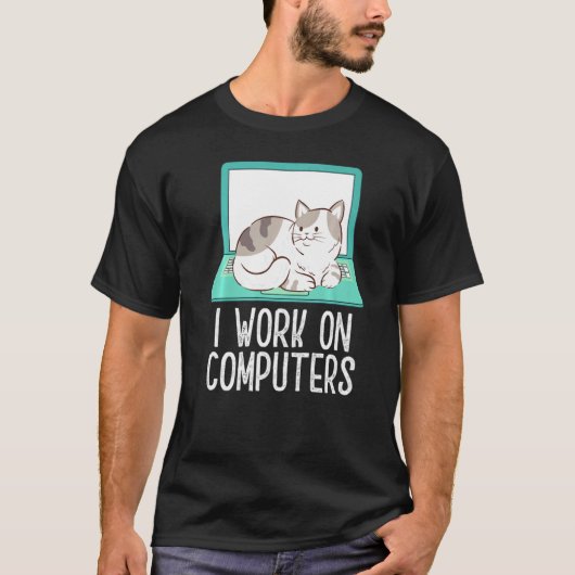 Fungerend kattenwerk van thuis t-shirt (Voorkant)