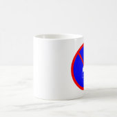 Fungerend Neen Zitting van de Tilet Sign Cup Koffiemok (Center)