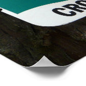 Fungerend NO SWIMMING Warning Sign Poster (Hoek)