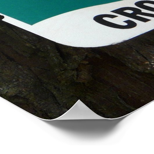 Fungerend NO SWIMMING Warning Sign Poster (Hoek)