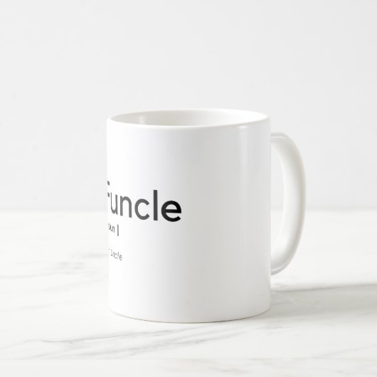 Fungerend oom Coffee of Tea Mok (Voorkant rechts)