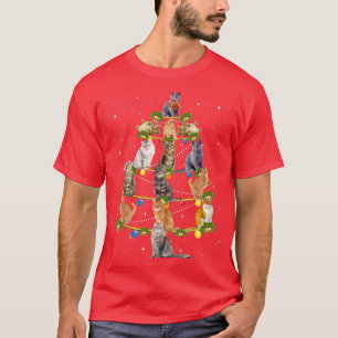 Fungerend Ornament met kerstbomen T-shirt