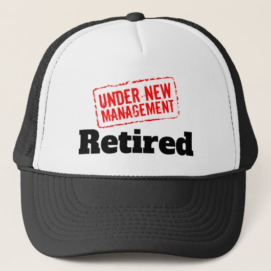 Fungerend pensioen onder nieuwe administratieve ro trucker pet (Voorkant)