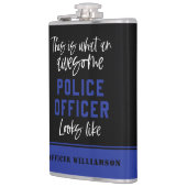 Fungerend politieagent Geweldige politieagent Heupfles (Links)