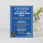 Fungerend politieel wetshandhavingsbevel kaart (Staand voorkant)