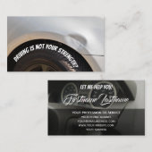 Fungerend rijleraar autorijden visitekaartje (Voorkant / Achterkant)