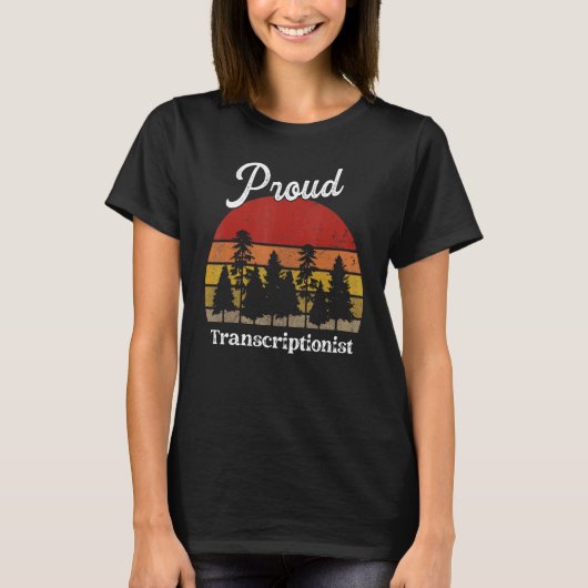 Fungerend Shirt voor transcriptionist (Voorkant)