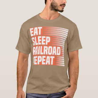 Fungerend spoorwegarbeider Quote spoorwegarbeider T-shirt