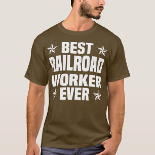 Fungerend spoorwegarbeider Quote spoorwegarbeider T-shirt