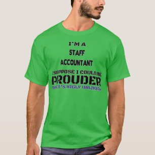 Fungerend stafaccountant Gift for Men Women 3 T-shirt