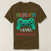 Fungerend terug naar school Kindergarten niveau op T-shirt (Design voorkant)