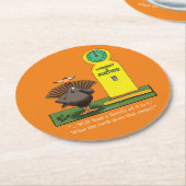 Fungerend Thanksgiving Humor Papieren Onderzetters (Gebogen)
