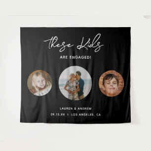 Fungerend unieke Kinder achtergrond van de fotoEng Wandkleed