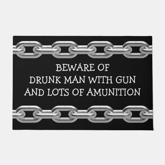 Fungerend veiligheidswelkome voordeur deurmat (Voorkant)