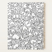 Fungerend volwassen borstpatroon planner (Achterkant)