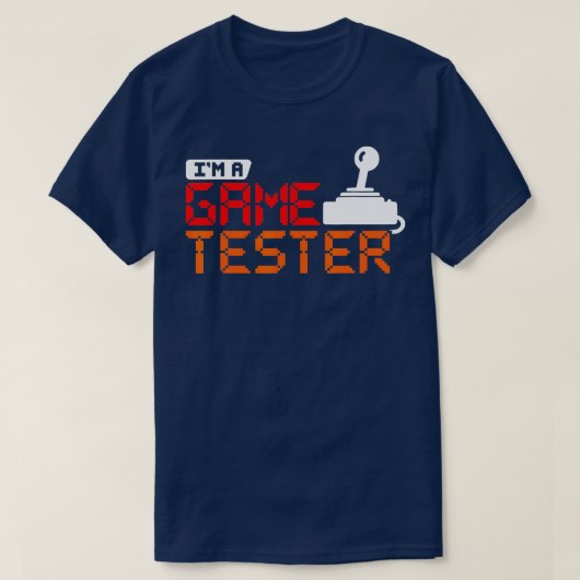 Fungerend voor videogames-gametest t-shirt (Design voorkant)