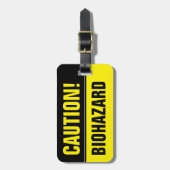 Fungerend voorzichtigheid bagagelabel voor biohaza (Voorkant verticaal)