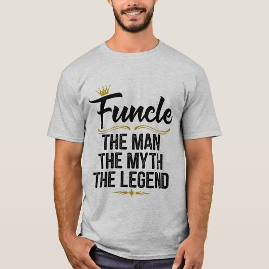 Fungerende definitie van het Man de legende schimm T-shirt (Voorkant)