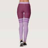 Fungerende Leggings Faux over knie Sokken Aangepas (Achterkant)