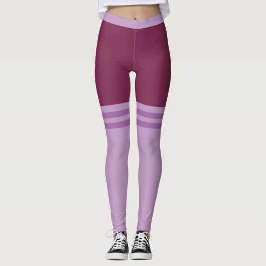 Fungerende Leggings Faux over knie Sokken Aangepas (Voorkant)